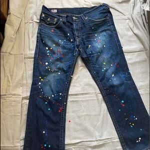 Custom painted Jeans